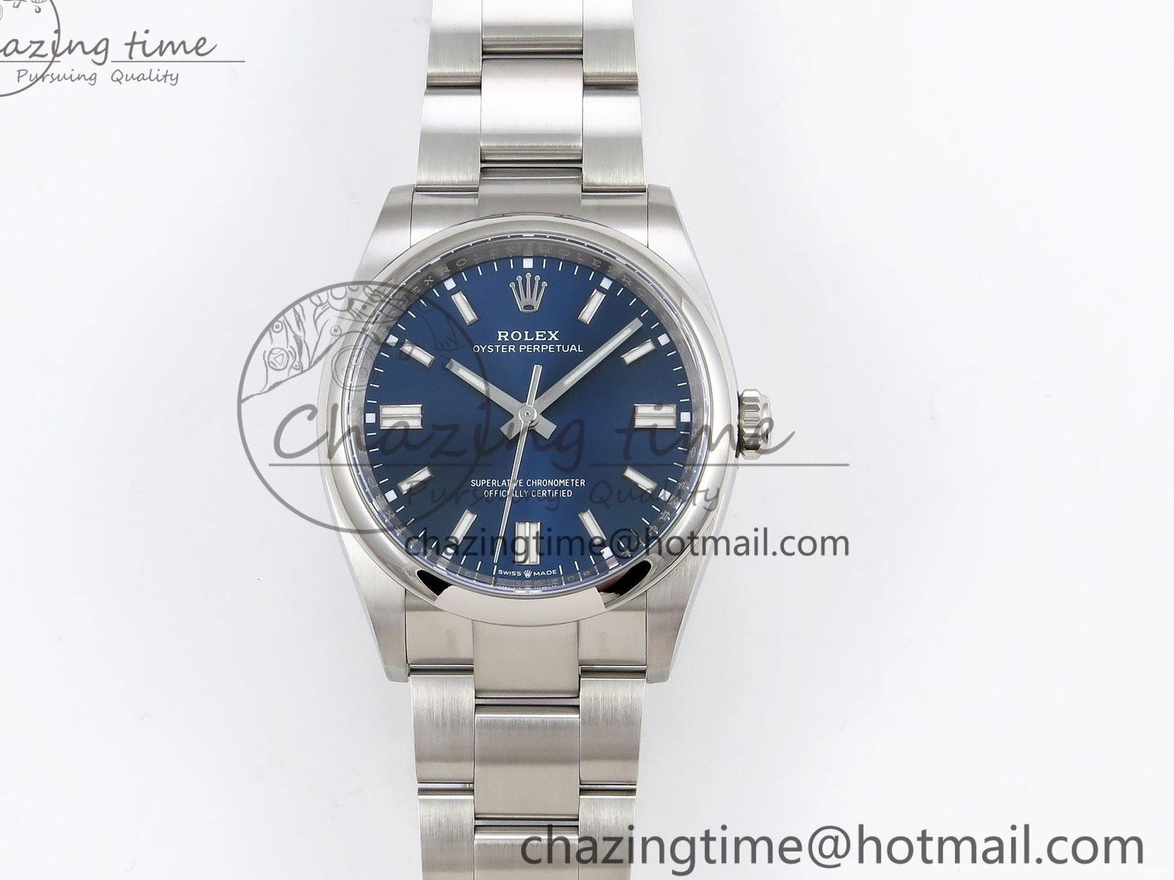MiroTime 1224 Oyster Perpetual 126000 36mm Clean 1:1 Best Edition 904L Steel Deep Blue Dial VR Effortless 1598